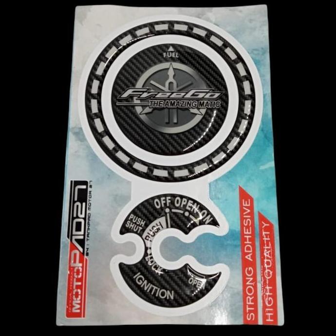 sticker stiker fuelpad keypad Yamaha FREEGO