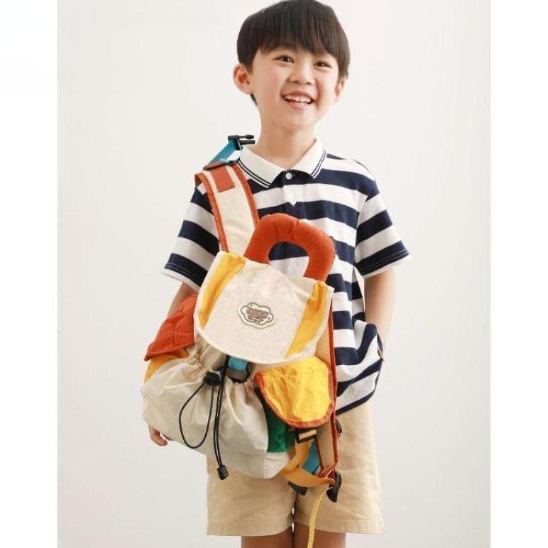 Minipetite BAB552 Tas Couple Mom & Kids Tas Ransel Anak Tas olah TK SD SMP SMA
