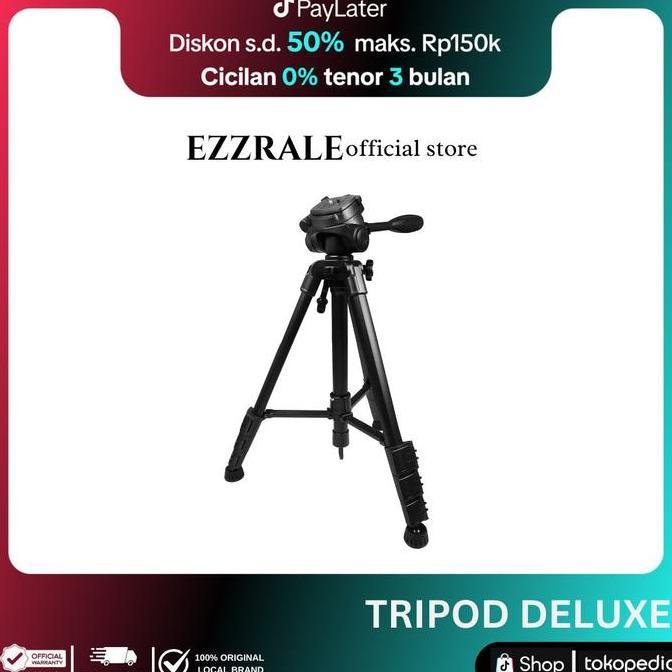 - Ezzrale Deluxe Lightweight Video / Photo Tripod / Tripod Projector