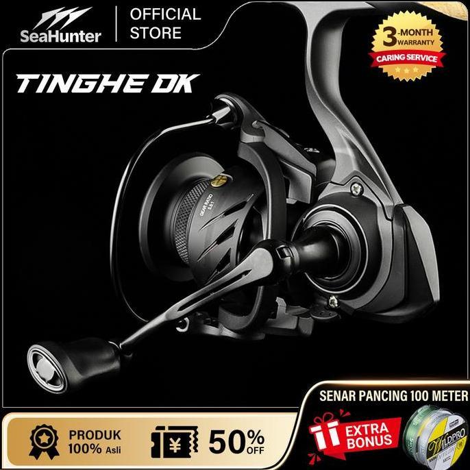 [OFFICIAL] SEAHUNTER TINGHE DK POWER HANDLE 2500-5000 SPINNING REEL PANCING, 7+1BB BOLA BERLUBANG, R