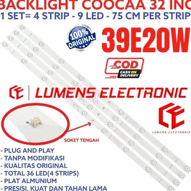TERMURAH - BACKLIGHT TV LED COOCAA 39 INC 39E20W 39E20 W 39E 20W LAMPU BL 39INCH 39IN 39INC COCA COO