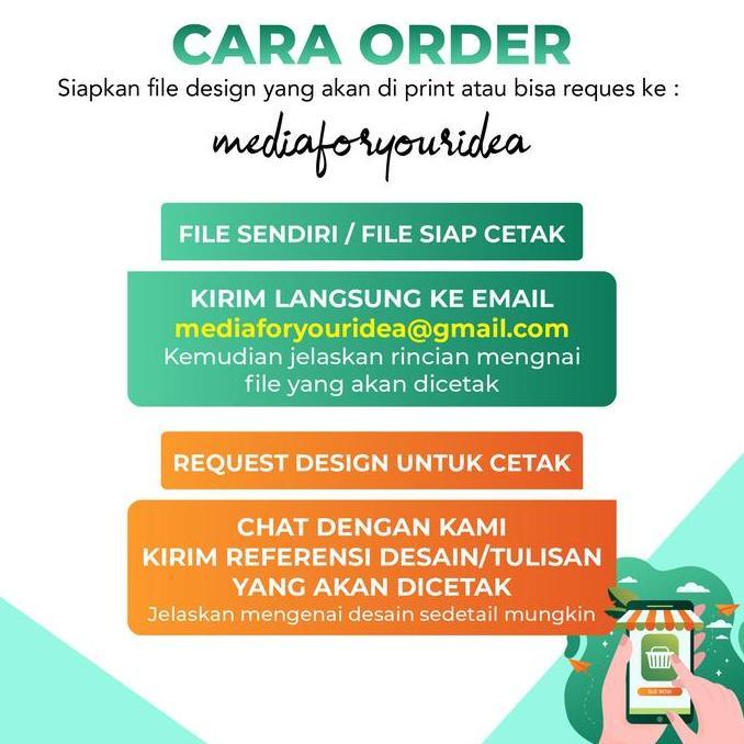 Temp- Sticker / Stiker Vinyl Permeter + Cetak
