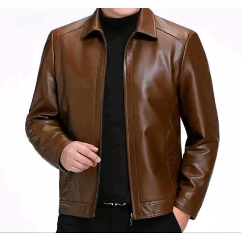 New Deals Jaket Semi Kulit/Jaket Kulit Pria/Jaket Kulit Premium