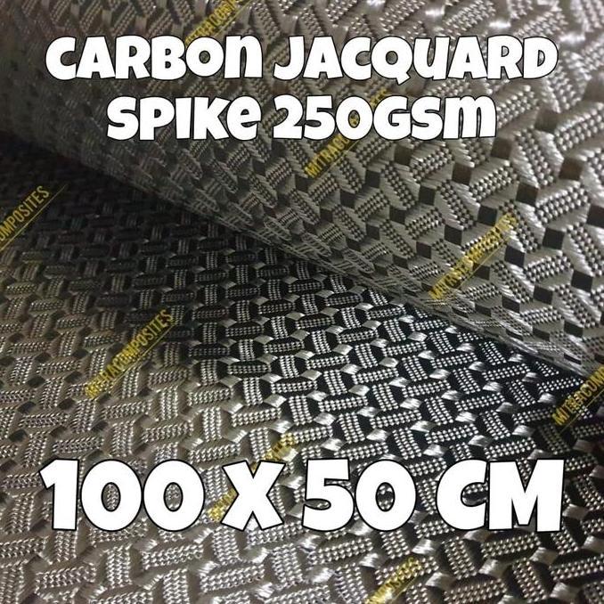 BEBAS ONGKIR - Carbon Kevlar Serat Karbon Jacquard 250gsm