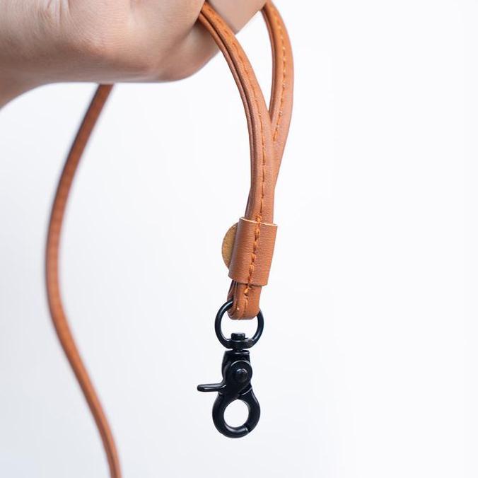 Dnac Lanyard Id Card Leather / Tali Id Card Kulit Premium