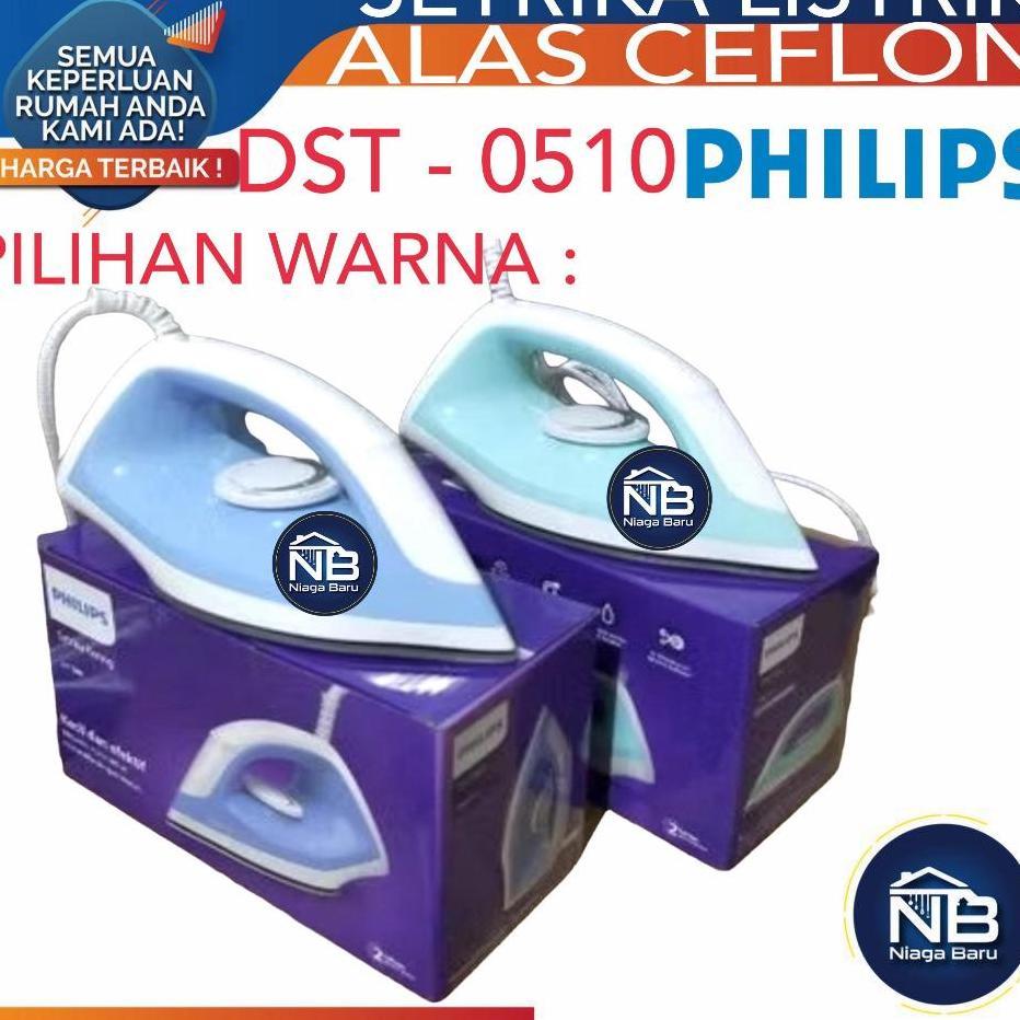 Setrika Kering Philips Dst0510 Seri 500 Hijau