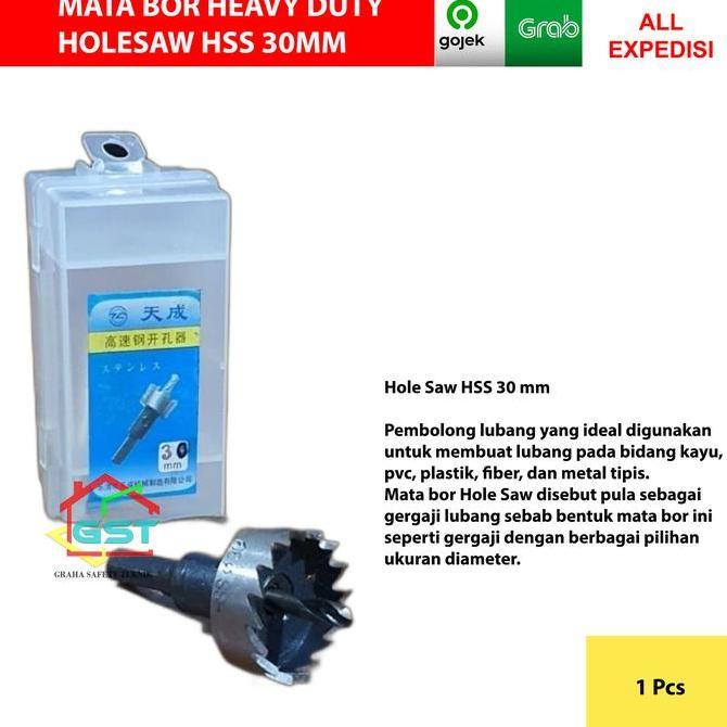 mata bor holesaw hss 30mm heavy duty/mata bor plong 30mm