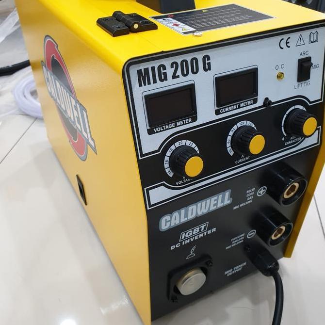 Caldwell MIG 200G Mesin las CO2 MIG 200 G trafo las CO 1phase 15kg 5kg