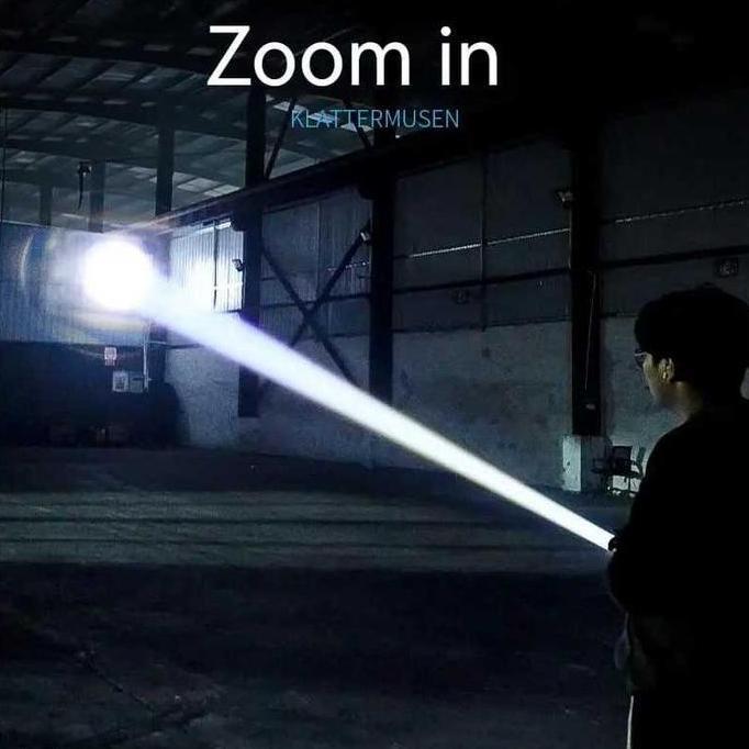 SENTER LASER LED ZOOMABLE MULTIFUNGSI / SENTER LED RECHARGEABLE