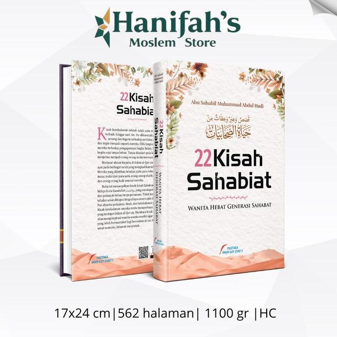Buku 22 Kisah Sahabiat Wanita Hebat Generasi Sahabat Pustaka Imam Asy Syafii
