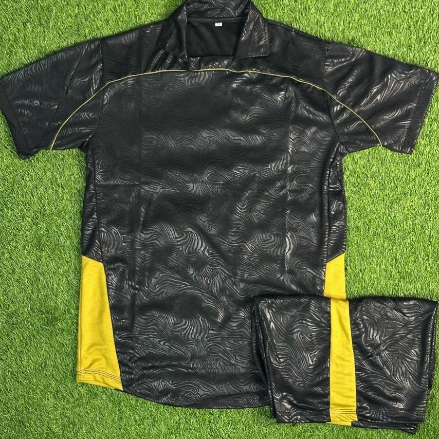 Embosh - Timnas Home Hitam Setelan Futsal Mode Timnas Black Gold