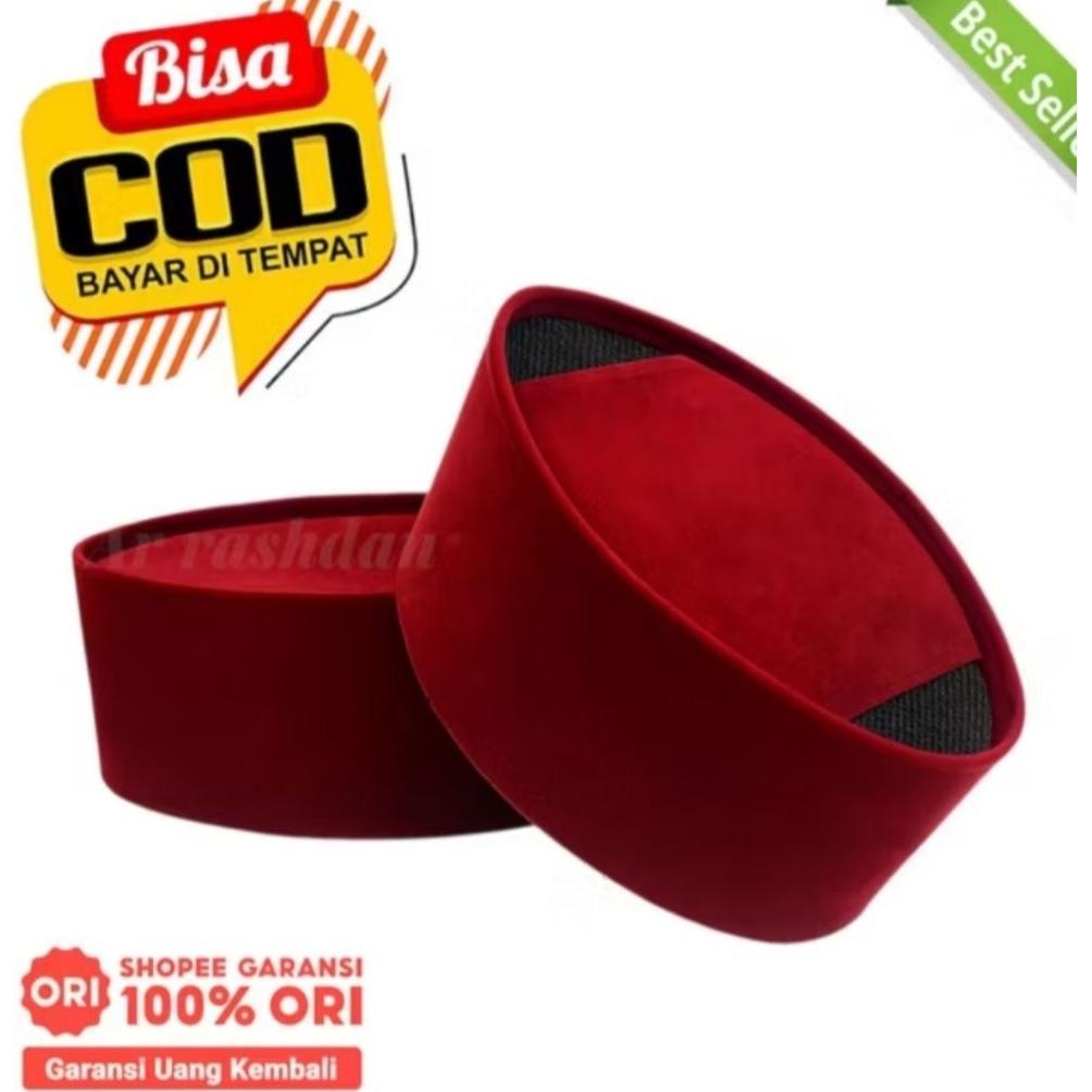 New Deals (Cod) Peci Kopiah Songkok Merah Maroon Tinggi 6 7 8 9 10 Ac Non Ac Pria Dewasa Anak Laki-L