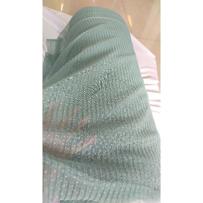 Tulle Polkadot Plisket/Tile Dot Plisket