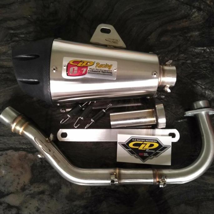 Knalpot CLD Racing Mio Nouvo type C7 Doff inlet 38