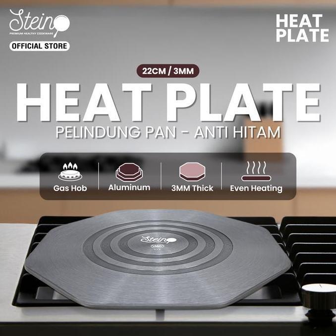Stein Heat Plate - Plat Alas Tatakan Panci Anti-Gosong/Hitam Pada Panci 22Cm