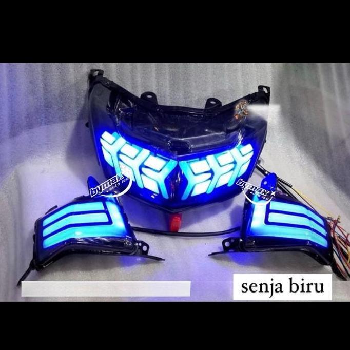 Lampu stoplamp NMAX 155  Lamborghini Plus lampu sein depan DRL NMAX 155