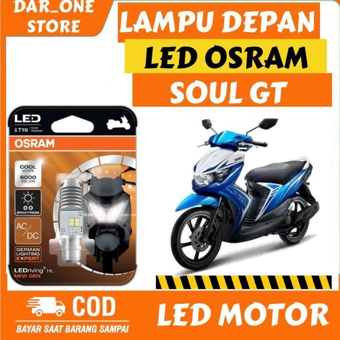LAMPU DEPAN LED OSRAM YAMAHA MIO SOUL GT BERGARANSI