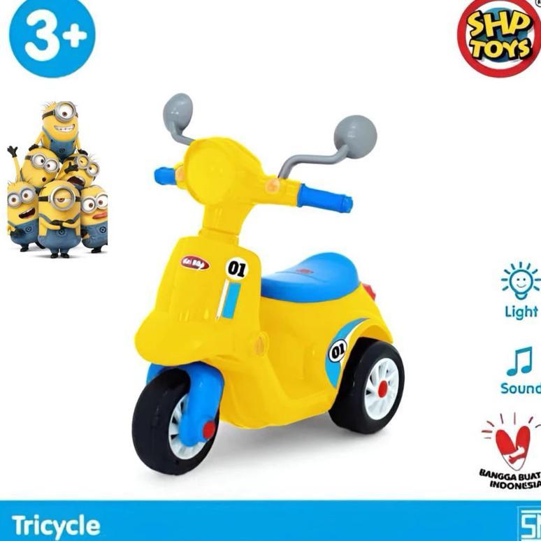 MAINAN ANAK SCOOTER MINI BIKE MB 691 MB691 VYLO SHP636 SHP TOYS TERBARU MURAH