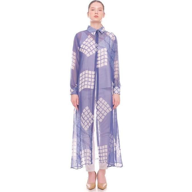 pardionsstore - cardigan batik wanita lengan panjang batik cap pekalongan modern