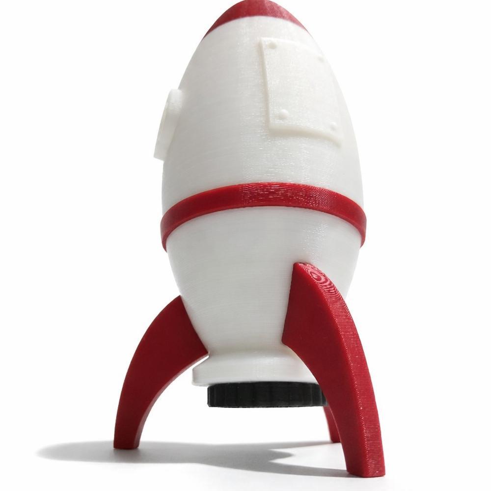 MAINAN EDUKASI ANAK ROKET NUSSA RARA - 3D PRINTED FIGUR ANIMASI NUSSA ROCKET NUSSA MAINAN ROKET MURA