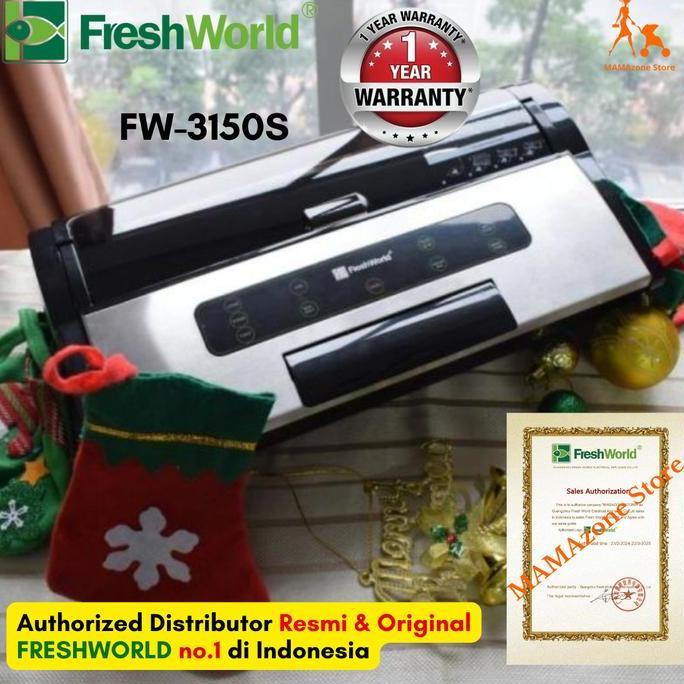 Tmpt- Freshworld Mesin Vacuum Sealer Fw3150S Fw 3150S Fw-3150S - Touch Screen Model With Stainless S