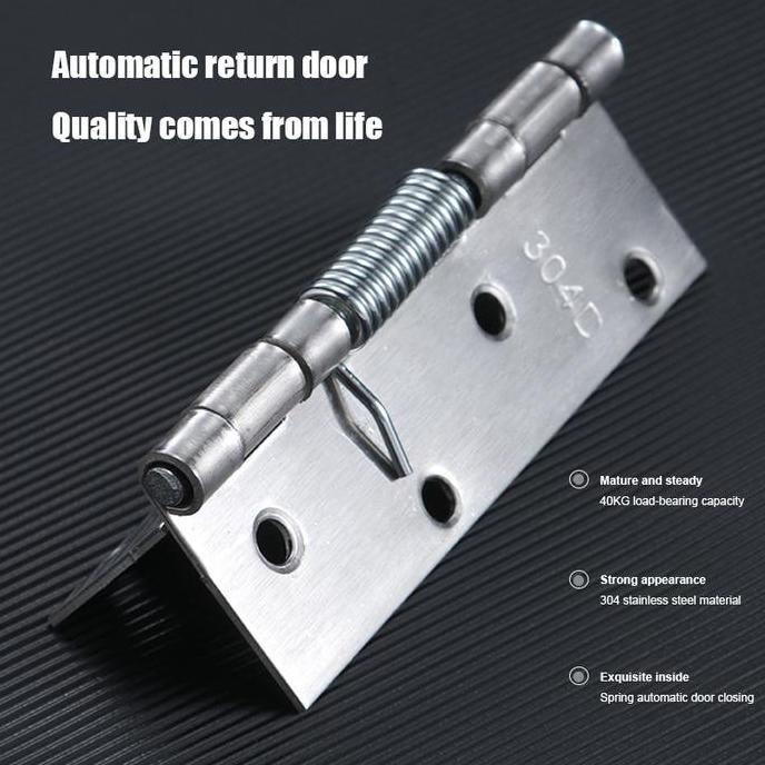 VerdanttEngsel Per Pegas Penutup Pintu Otomatis Stainless