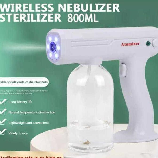 Nano Spray Gun Disinfectant Fogging Sterilizer Portable Wireless