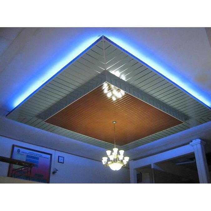 (4M)Lis Plafon PVC  / Lis Samping / Lis Siku / Lis Sudut / Lis Penutup / Lis Minimalis Plafon Pvc / 