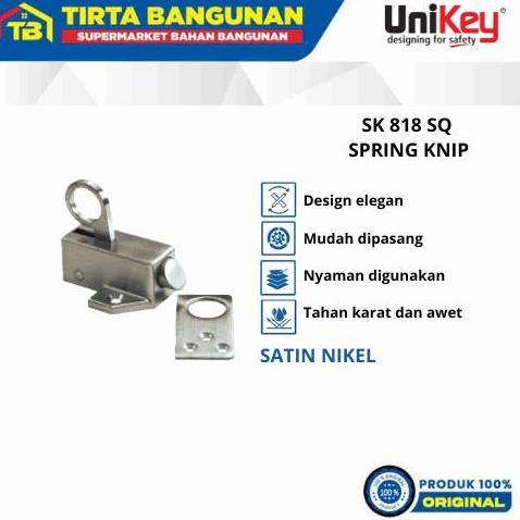 UNIKEY SK 818 SQ SN SPRING KNIFE / GRENDEL / SLOT / KUNCI / PENGAMAN JENDELA