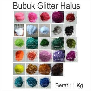 Gliter Bubuk Glitter Bubuk Halus 1 Kg Art Cat Kuku