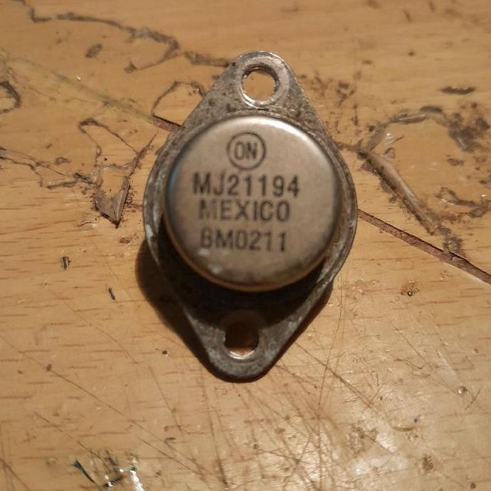 TRANSISTOR MJ21194 MJ 21194 MOTOROLA ON USED COPOTAN UNTUK AUDIO BBM27