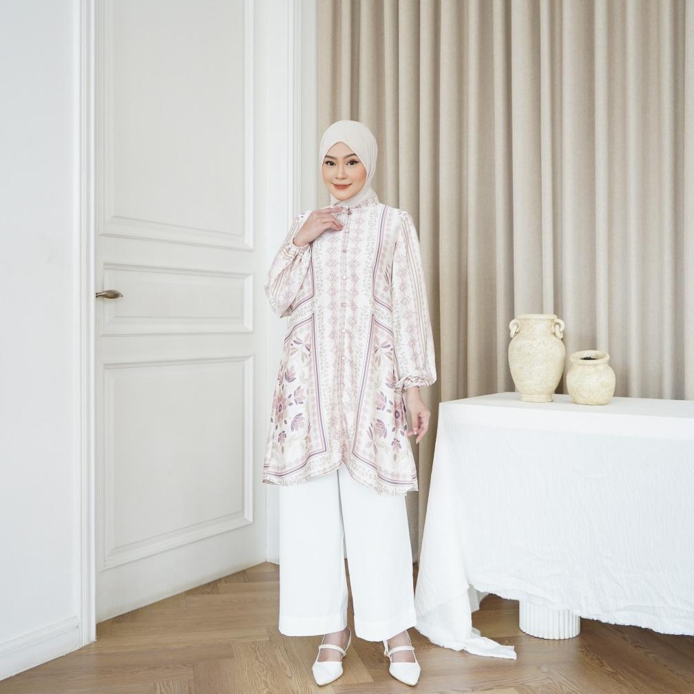 Murah Come Alya Tunik 278 (2 Warna) - Tunik Wanita Kasual Hijaber Muslim Friendly Office Work Wear K
