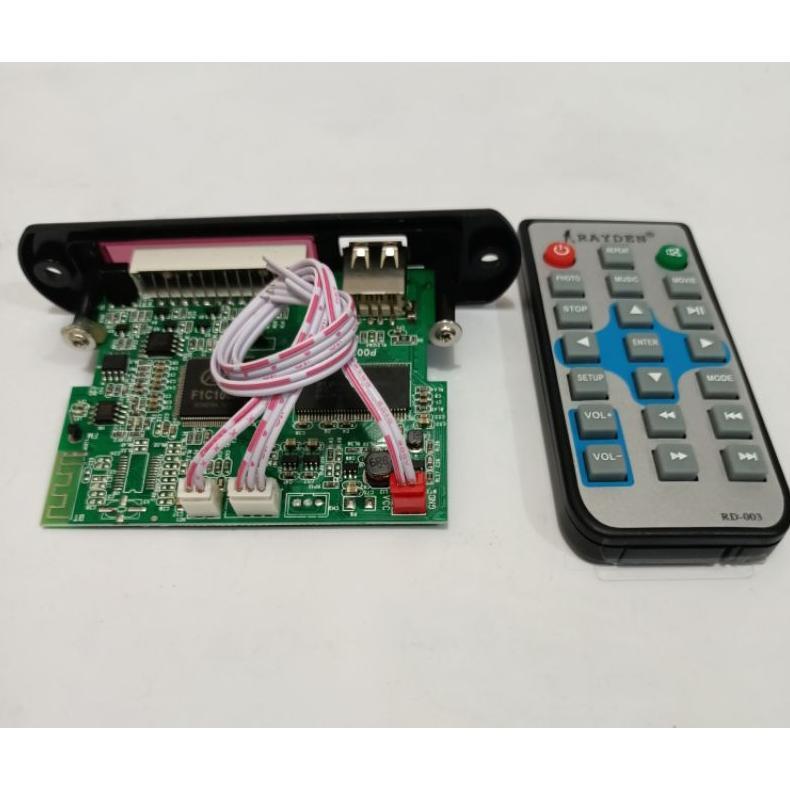 kit modul 12 volt USB MMC MP3 digital  player mp4,MP5, FM radio