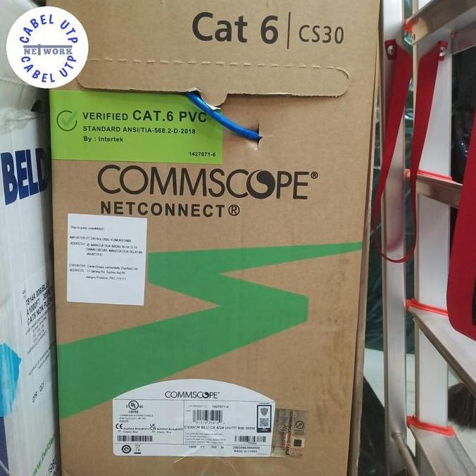 Commscope Amp Kabel UTP Cat.6 4Pair 24Awg Original Commscope @50 Meter