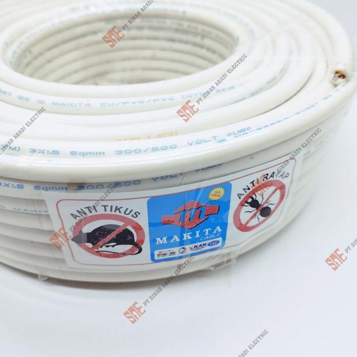 Ready Kabel NYM Makita 3x1.5 Roll murah