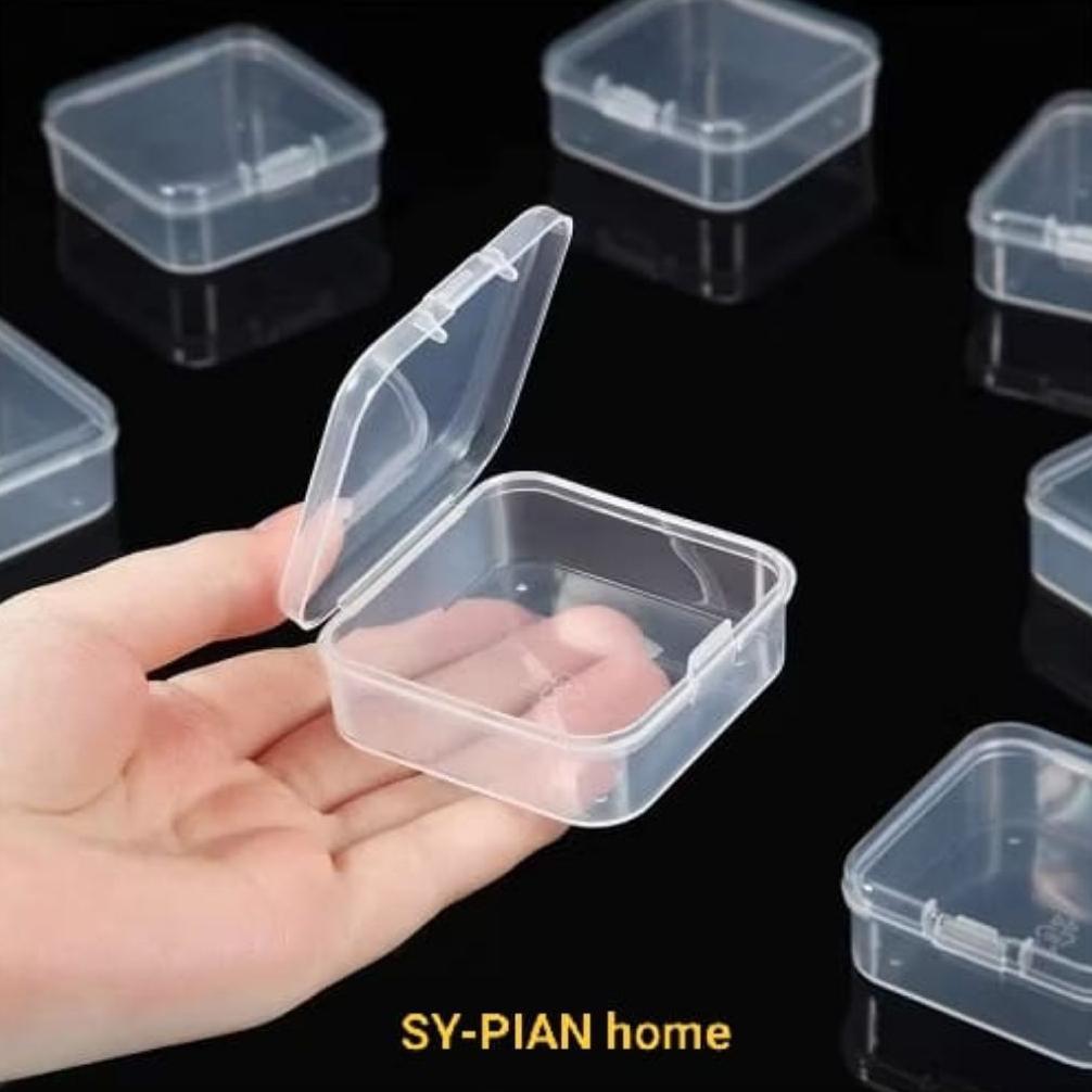 Cuci Gudang Box Wadah Mini Kotak Perhiasan - Tempat Kotak Obat Jewerly Box Wadah Plastik