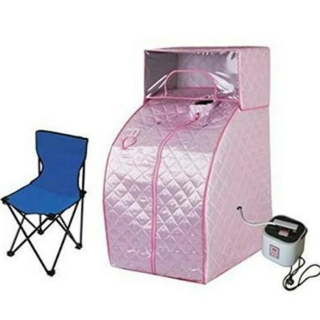 BestPromo Alat Sauna Portable Sauna Dirumah Alat Spa Mesin Sauna Steam Portable Dengan Penutup Kepal