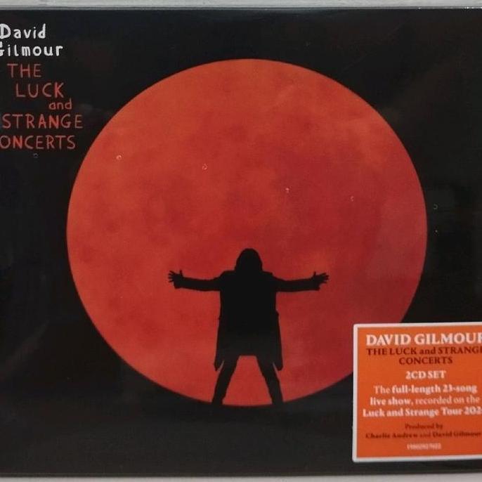 Update CD David Gilmour The Luck and Strange Concerts 2CD Set Original wrmusi33 Kualitas Baik