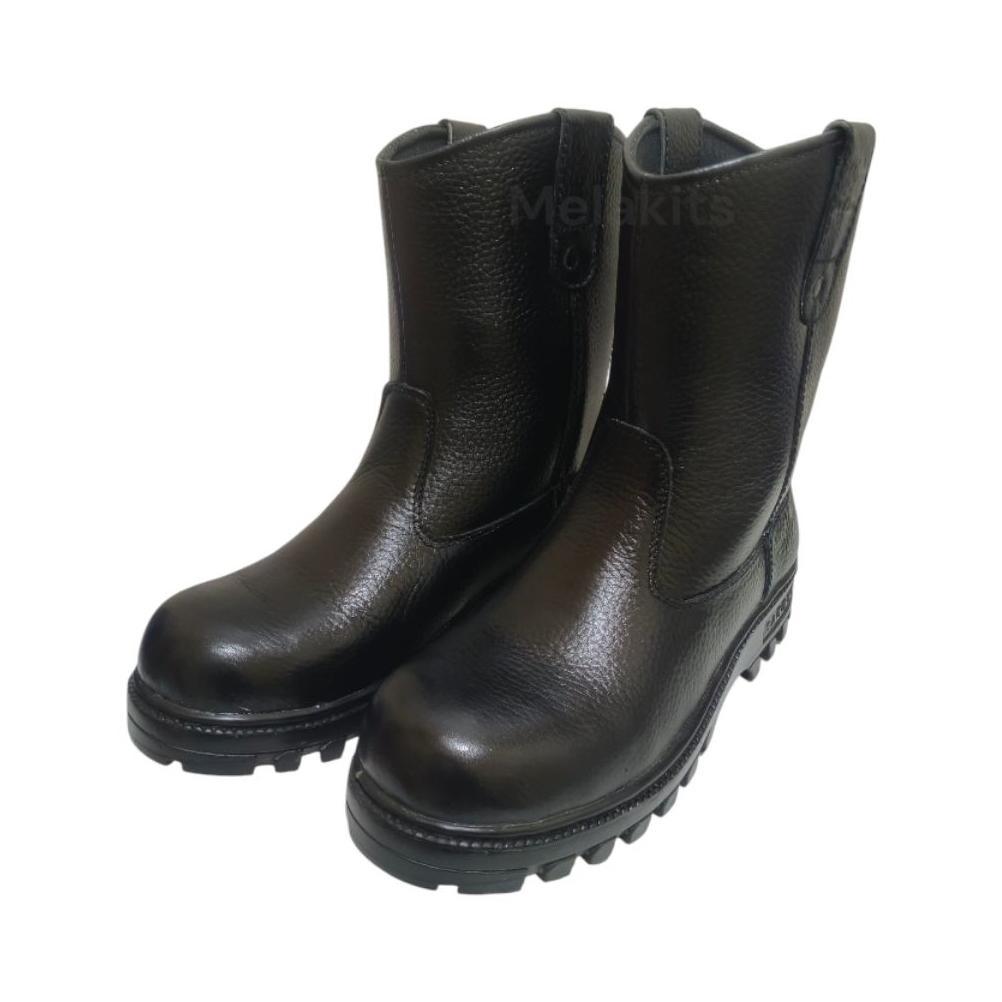 CUCI GUDANG Sepatu Safety Boots Sepatu Safety King Kulit Sepatu Safety Pria Ujung Besi Sepatu Tamban