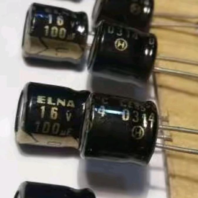 ELKO ELCO 100UF/16V 100UF 16V ELNA GOLD AUDIO GRADE BBM27