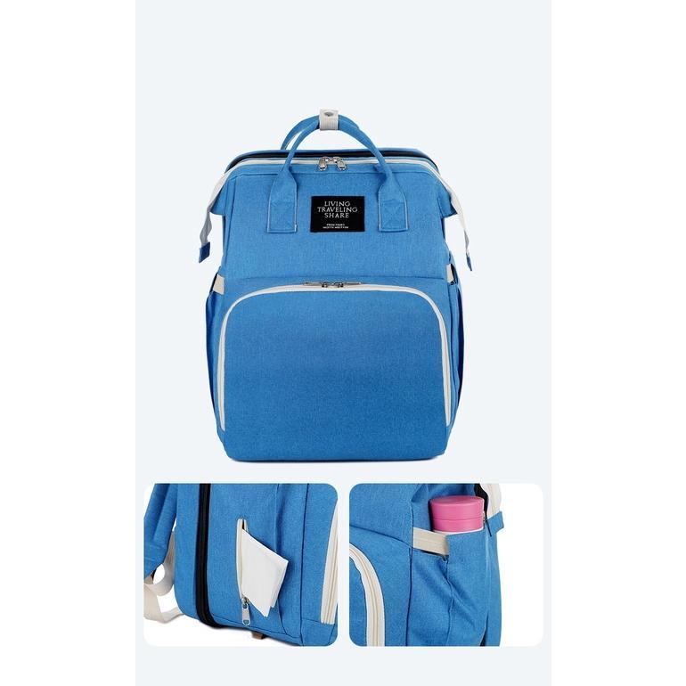 HOT DEALS Tas Bayi Ransel Multifungsi Tempat Tidur Bayi / Ransel Bayi / Tas Diapers Bag / Tas Bayi K