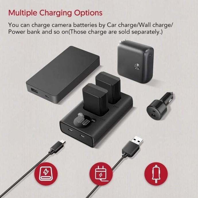 Avangarde Charger Kit Sony FW-50 Battery & Dl-FW-50 / Avangarde Fw50