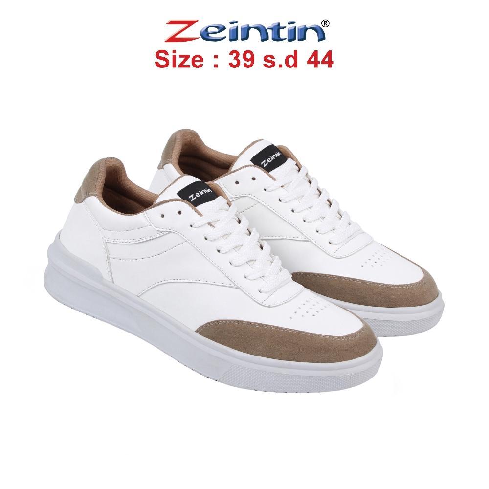 CUCI GUDANG Zeintin - Sepatu Sneakers Pria Sport Putih Sepatu Pria Original Zeintin IR-BL