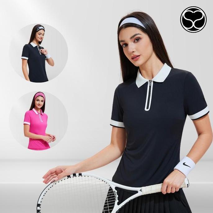 Second Shape - Club Classic Polo Baju Olahraga Wanita Padel Tennis Golf Pickleball
