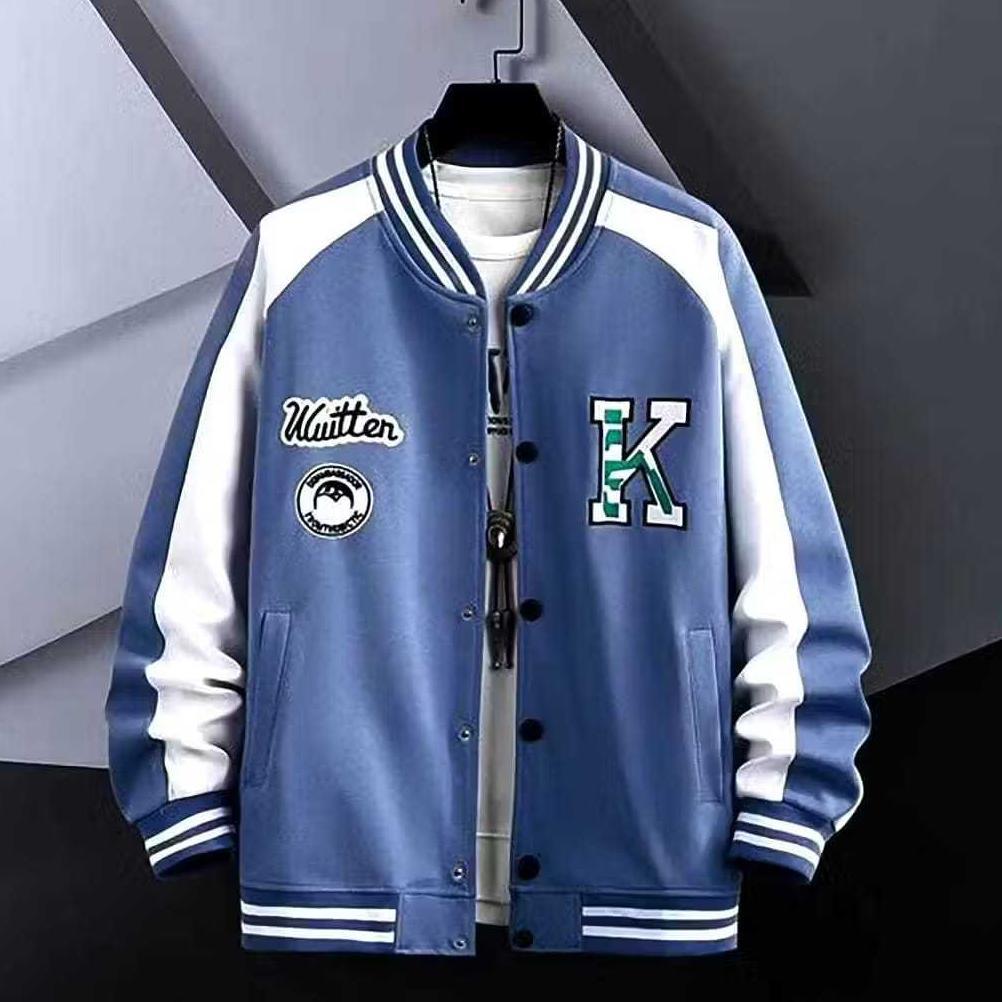 100% Aman Jaket Varsity Baseball Original Full Sabllon - Jaket Bomber Varsity Pria Wanita Original P
