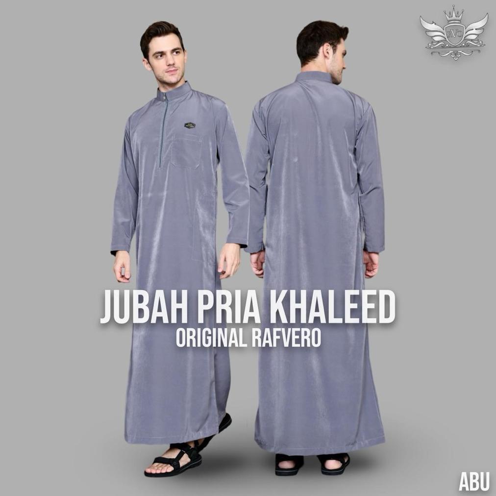 TERBARU JUBAH KHALEED PRIA - JUBAH KATUN TOYOBO PREMIUM - GAMIS PRIA DEWASA HITAM POLOS - JUBAH PRIA