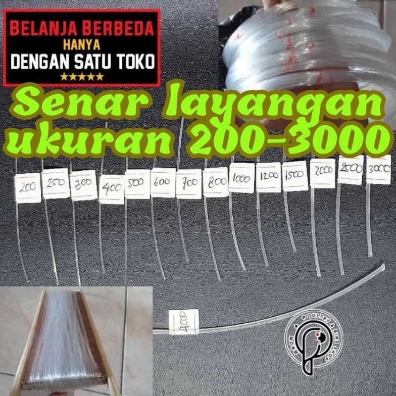 BOHACOLA SENAR LAYANGAN GAPANGAN 200 - 3000 CAP IKAN ARWANA / KAKAP VIRAL