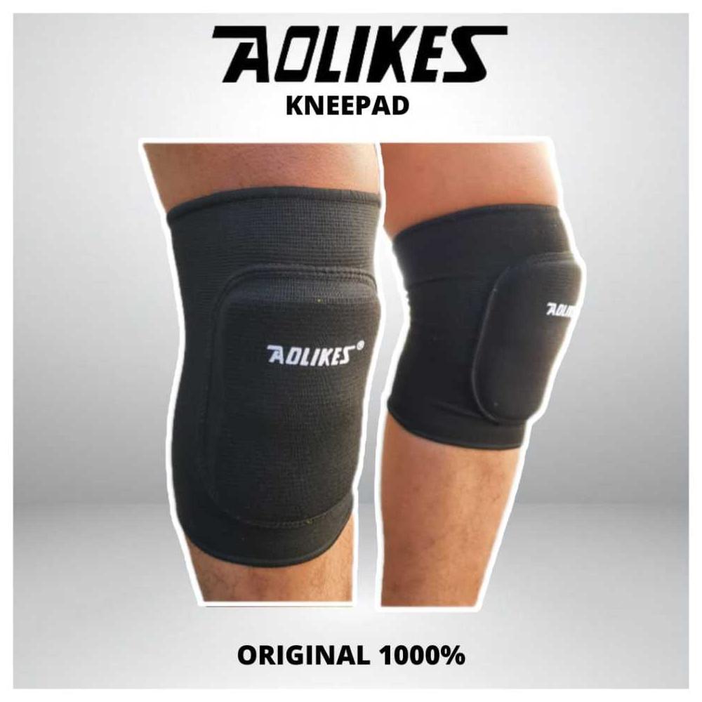 CUCI GUDANG Aolikes Kneepad Knee Deker Pelindung Lutut Kiper Futsal Sepakbola Decker Volly Dekker Kn