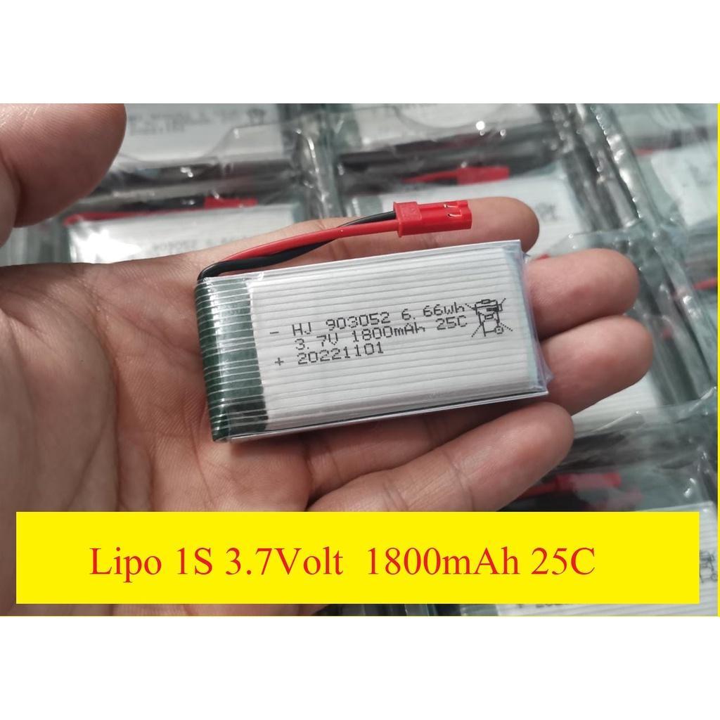 Baterai Battery Lipo 1S 3.7V 3.7Volt 1800Mah 25C Drone Quadcopter 903052