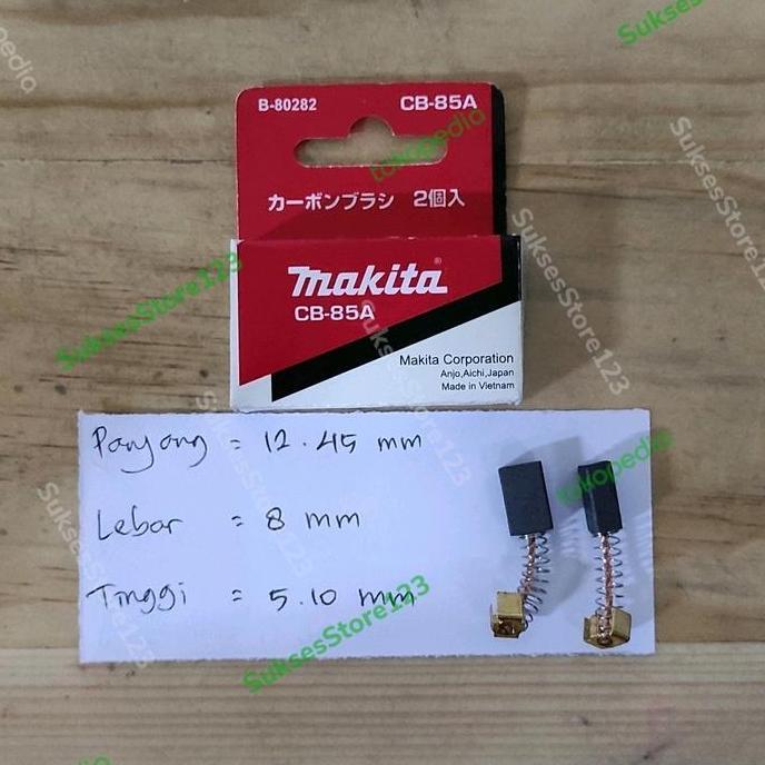 Pilihan- Carbon Brush Makita Cb 85 A / Arang / Spul / Sepul / Bostel / Kul 85A